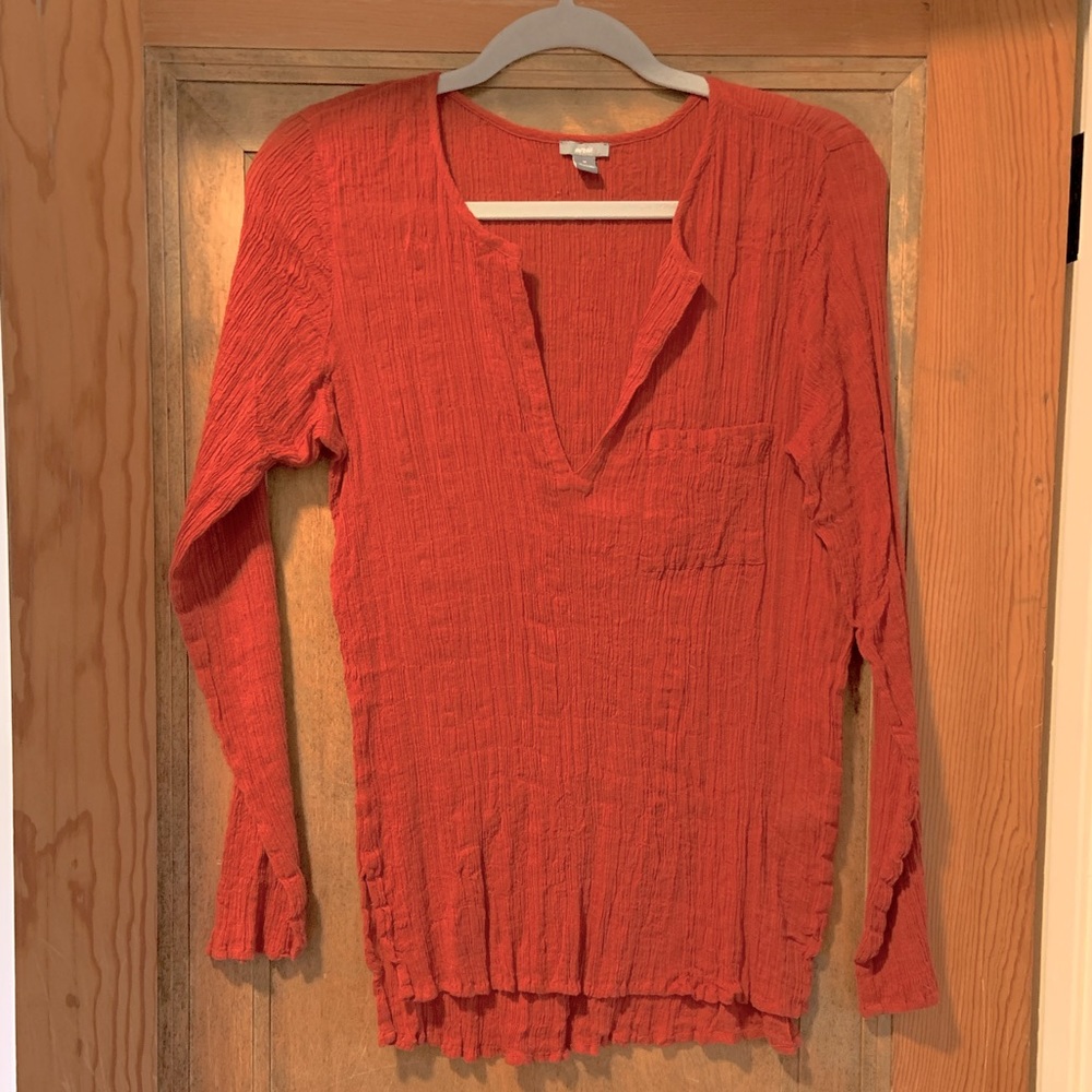 Aerie | Gauzey Long Sleeve Tee | M